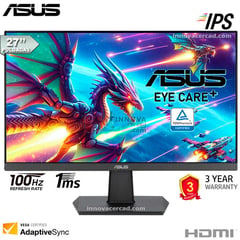 ASUS - Monitor VA27EHF Eye Care 27", IPS, Full HD, 100 Hz, 1ms, FreeSync