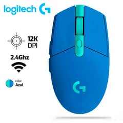 LOGITECH - Mouse G305 Inalambrico 12,000 DPI Azul