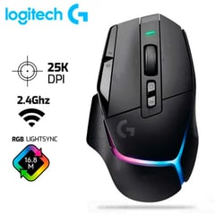 LOGITECH - Mouse LOGITECH G502 X PLUS LIGHTSPEED Inalambrico 25000 DPI RGB Negro