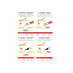 RUNPOTEC - Guía Pasacables de Fibra de vidrio de 4.5mm 50 metros con Carro