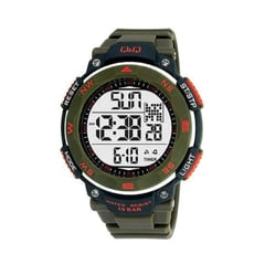 Q AND Q - Reloj pulsera deportivo Digital QQ M124J003Y verde Hombre