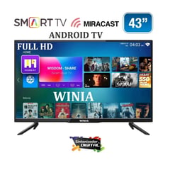 WINIA - Tv Led 43 Smart Full HD Android L43V750BASW - Negro