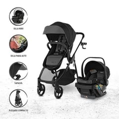 SUMMER - Coche Jogger Travel Sistem para Bebé «MYRIA LX» Slate Grey