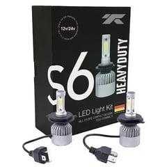 GENERICO - Luces Led H4 S6 12v 24v 36000lm con Ventilador