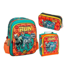 SCOOL - SET MOCHILA MAGIC 3D JURASSIC