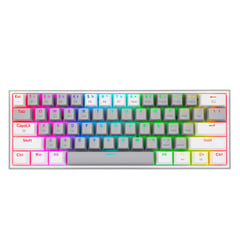 REDRAGON - Teclado Fizz Pro Wireless Español K616 grey white