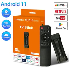 MXQ - TV Stick Smart 8GB Android 11 - Negro