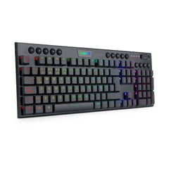 REDRAGON - Teclado Mecánico Gamer Horus Fs K618 Wiriless Negro Español