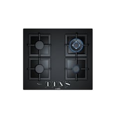 BOSCH - Cocina PPH6A6B20 Empotrable a Gas 60 cm Vidrio Templado Negro