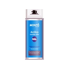 MONTO - Pintura en Spray Montospray Acrilico Mate - 400 mL - RAL9010 Blanco