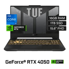 ASUS - Laptop TUF GAMING Intel Core i7-13620H 16GB 1TB 15.6´´FHD 144Hz RTX 4050 6GB