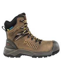 PUMA SAFETY - BOTA DE SEGURIDAD IRON HD BROWN 8 MID ASTM PUMA