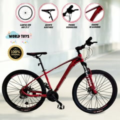 TREND - Bicicleta Deportiva Aro 27.5 «FLUX» Red