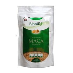 BIBOLLI - Harina de Maca Amarilla Gelatinizada de 200 Gramos.