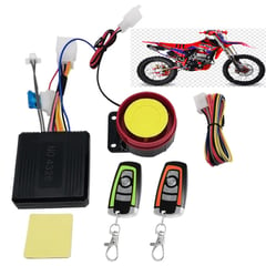 Kit Alarma Antirrobosirena Inmovilizador De Motor Para Moto