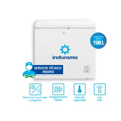 INDURAMA - Congeladora CI-220BL Defrost