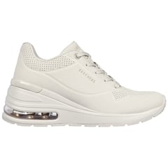 SKECHERS - Zapatilla Million Air-Elevated Air 155401OFWT Beige Mujer