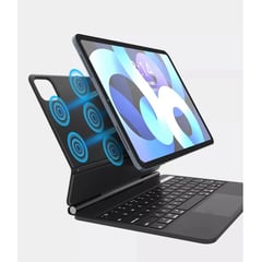 GENERICO - Magic Keyboard (A1) iPad Pro 12.9" de 3 4 5 y 6ta Gen Negro