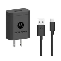 TURBO - CARGADOR POWER CON CABLE C EN CAJA - NEGRA