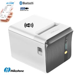 MILESTONE - Impresora Termica 80mm Wifi Bluetooth USB