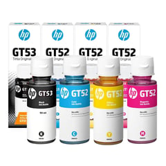 HEWLETT PACKARD - KIT DE 4 TINTAS HP GT53 (GT51) / GT52