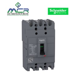 SCHNEIDER ELECTRIC - INTERRUPTOR AUTOMATICO TRIFASICO FIJO 100 AMPERIOS 25KA 240V Schneider