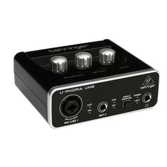 BEHRINGER - Interfaz de Audifo UM2 usb 48v Para Micros de Estudio