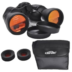 CAFINI - Binocular Largo Alcance 20x50 Caza Pesca camping zoom Negro