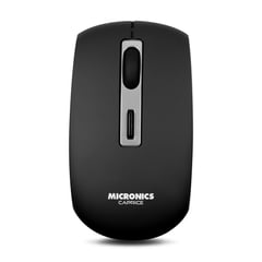 MICRONICS - Mouse Wifi Recargable Caprice Black M713-3m