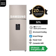 SAMSUNG - Refrigeradora Top Freezer 521Lt RT53DB6220ETPE - Beige