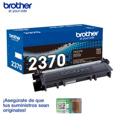 BROTHER - Tóner TN2370 para DCP-2540 L2540DW L2520DW TN-2370