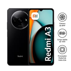 XIAOMI - Celular Redmi A3 3GB 64GB Negro