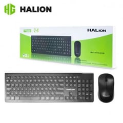 HALION - Kit Teclado y Mouse Inalámbrico HA-K210W