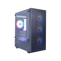 GAMEMAX - CASE GAMER EDGE BK S/FUENTE 4FAN RAINBOW 2 USB2.0 1 USB3.0