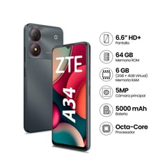 ZTE - Blade A34 2Gb 64Gb Gris