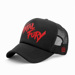 GENERICO - GORRA TRUCKER CLÁSICA VIDEOJUEGO FATAL FURY 01