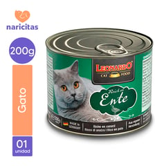 CAT FOOD LEONARDO - LEONARDO GATO QUALITY SELECTION PATO LATA 200GR