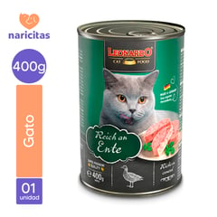 CAT FOOD LEONARDO - LEONARDO GATO QUALITY SELECTION PATO LATA 400GR