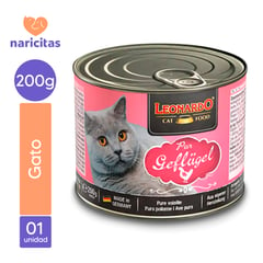 CAT FOOD LEONARDO - LEONARDO GATO QUALITY SELECTION AVE LATA 200GR