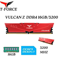 TEAM GROUP - Memoria Ram Ddr4 16gb 3200mhz Color Rojo