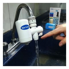 RYBIU IMPORT - Filtro Purificador de Agua en Blanco Y+Papel de Regalo