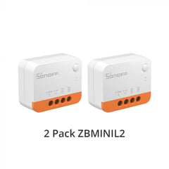 SONOFF - Interruptor luz inteligente No requiere Neutro Zigbee - ZBMINIL2 Pack2