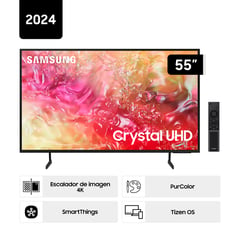 SAMSUNG - Televisor 55'' Crystal UHD 4K UN55DU7000GXPE