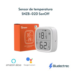 SONOFF - Sensor de temperatura con pantalla - SNZB02D