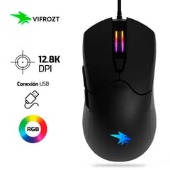 VIFROZT - Mouse VALKYR 12,800 Dpi Rgb Negro