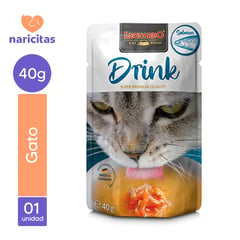 CAT FOOD LEONARDO - LEONARDO DRINK PARA GATO ADULTO SABOR SALMÓN 40GR