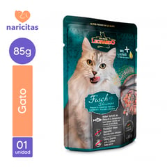 CAT FOOD LEONARDO - LEONARDO PARA GATO ADULTO PESCADO Y CAMARONES POUCH 85GR