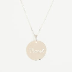 NATHALIE BIRD - COLLAR CIRCLE MOM SILVER