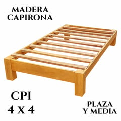 GENERICO - TARIMA 1.5 PLZ MADERA CAPIRONA MODELO CPI 4X4