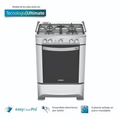 MABE - COCINA A GAS CMP6015SG0 COLOR GRAFITO TAMAÑO 24